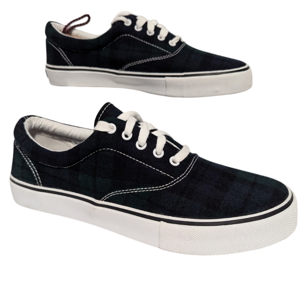 Pendleton Men's Woolen Mills Pastel Plaid Sneakers Size 11